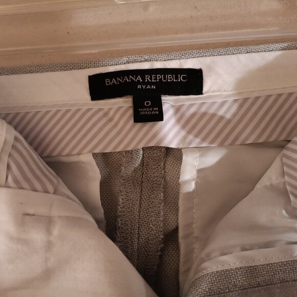BANANA REPUBLIC "RYAN" Straight Leg Dress Trousers O - Picture 4 of 10